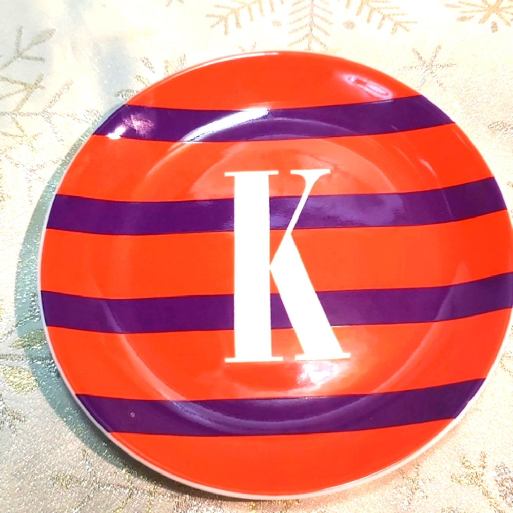 Kate Spade Lenox Monogram Plate K